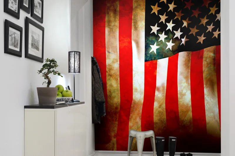 Fototapeta Stars and Stripes Rebel Walls (1)