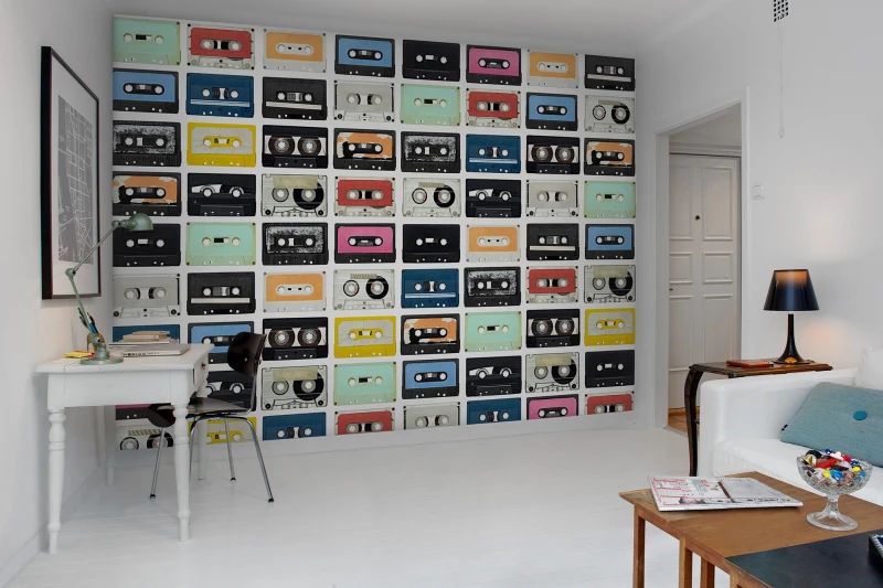 Fototapeta Mixed Tape Rebel Walls (1)