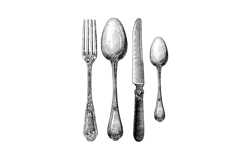 Fototapeta Cutlery Rebel Walls (1)