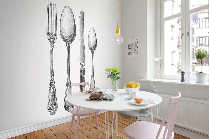 Fototapeta Cutlery Rebel Walls (2)