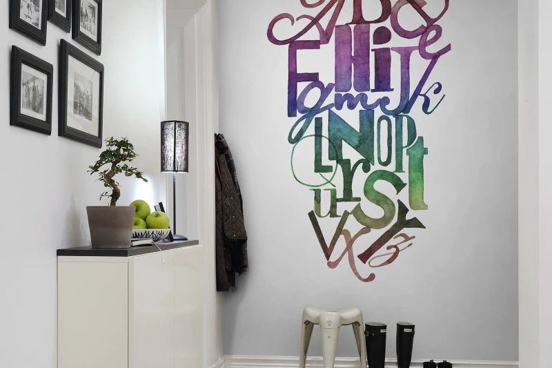 Fototapeta Ink Letter rainbow Rebel Walls (1)
