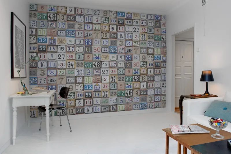 Fototapeta House Numbers Rebel Walls (1)