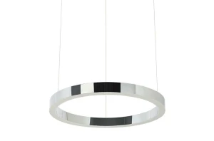 Lampa wisząca Ring 40 srebrna - LED, stal polerowana
