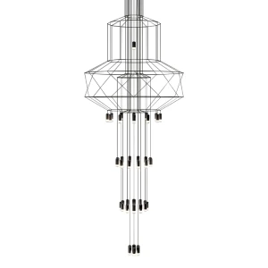 Lampa wisząca FLUSSO 43 czarna