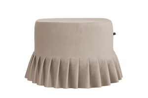 Pufa okrągła Lolita z falbaną 50cm