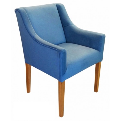 Krzesło tapicerowane z podłokietnikami Leonard Elegant