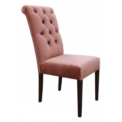 Krzesło tapicerowane pikowane Manole Simple