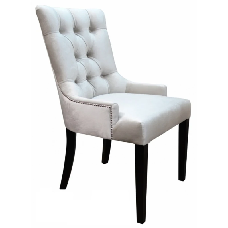 Krzesło tapicerowane głęboko pikowane Oleandro Elegant