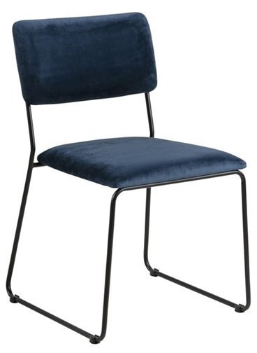 Krzesło tapicerowane Cornelia VIC Navy Blue