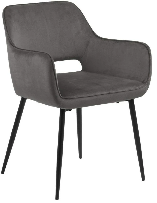 Krzesło tapicerowane Ranja Dark grey
