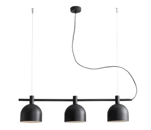 Lampa Wisząca Beryl 3 Black czarna