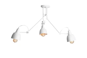 Plafon Aida 3 White biały