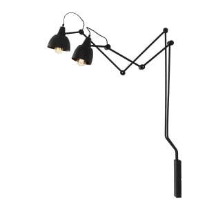 Kinkiet Aida 2 Black czarny