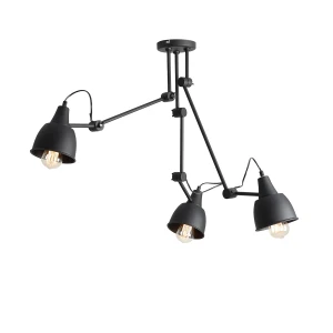 Plafon Aida 3 Black czarny