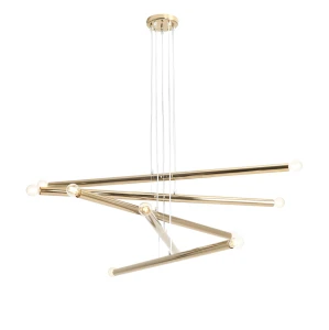 Lampa Wisząca Tubo 10 Gold złota