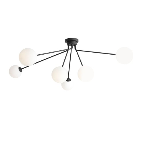 Plafon Holm 6 Black czarny