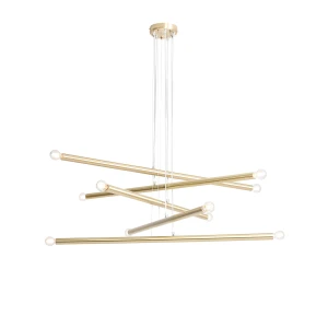Lampa Wisząca Tubo 10 Brass mosiądz