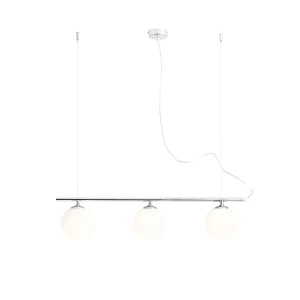 Lampa Wiszącą Beryl Glass 3 Chrome srebrna