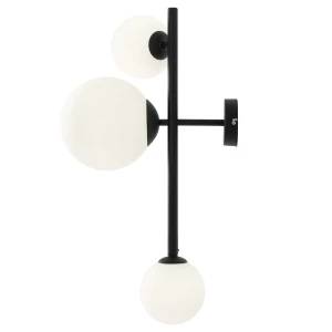 Kinkiet Dione 3 Black czarny