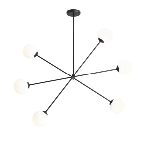 Plafon Ohio 6 Black czarny
