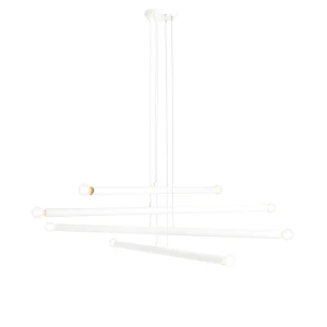 Lampa Wisząca Tubo 8 White biała