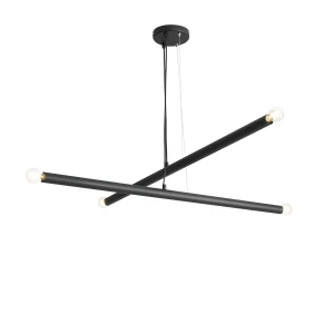 Lampa Wisząca Tubo 4 Black czarna
