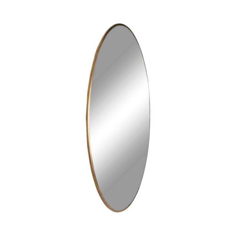 Lustro Jersey okrągłe złote 80cm 2