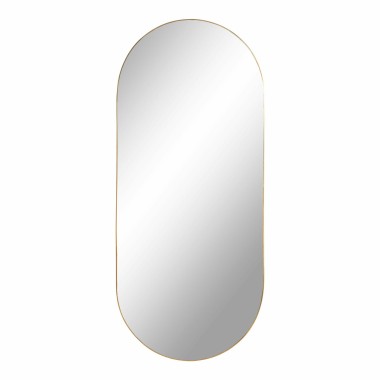 Lustro Jersey owalne złote 80x35 cm