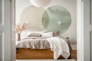 Fototapeta Eclipse, Beige green R18331