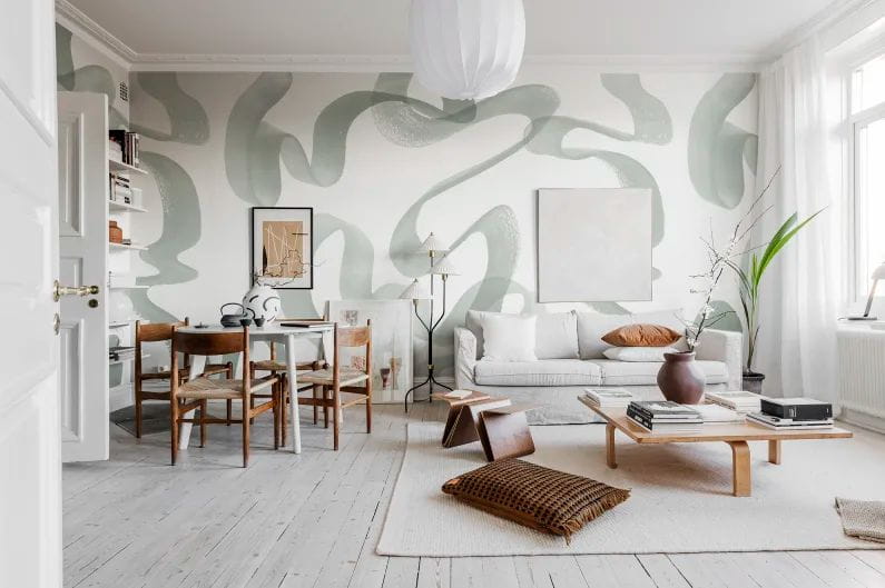 Tapeta Waves Green Rebel Walls (3).jpg