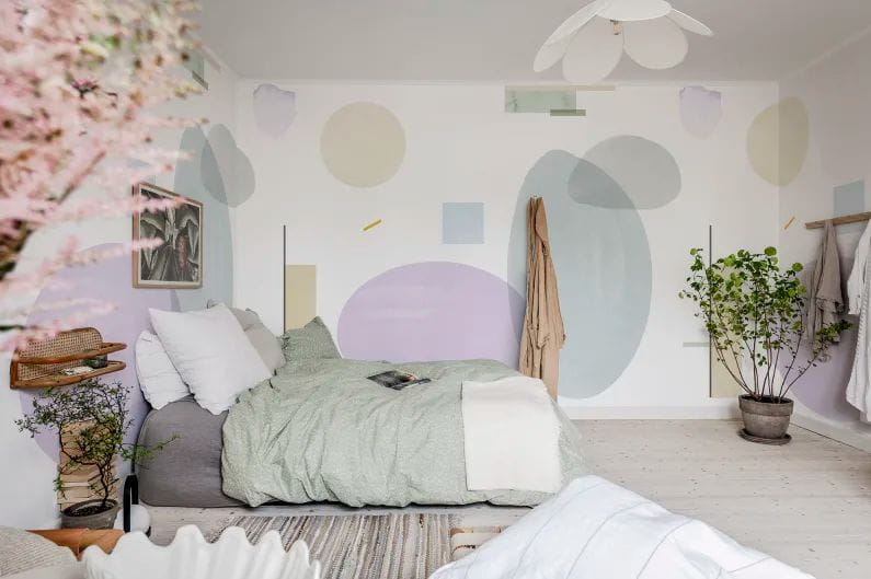 Tapeta Geometry lilac Rebel Walls (21).jpg