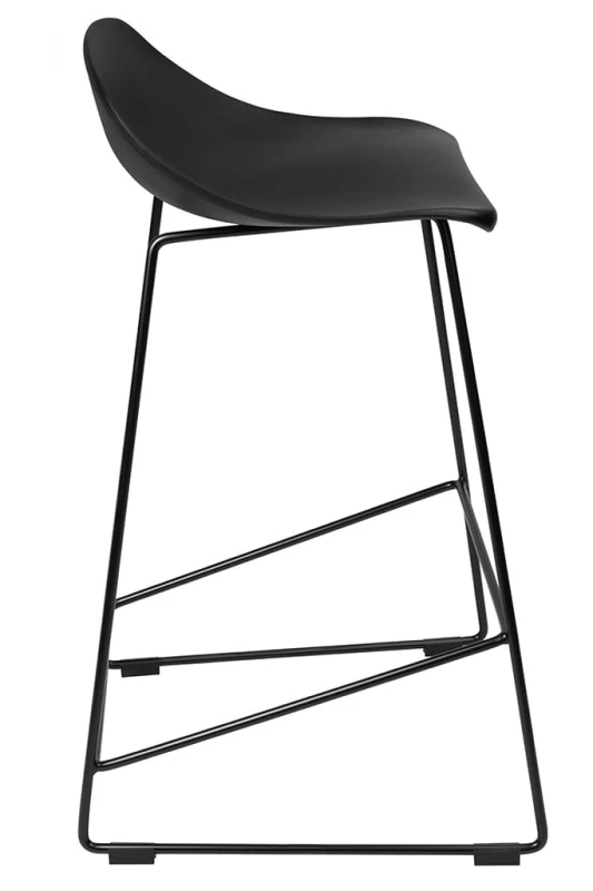 Hoker ROLF czarny 66 cm - polipropylen, metal 2