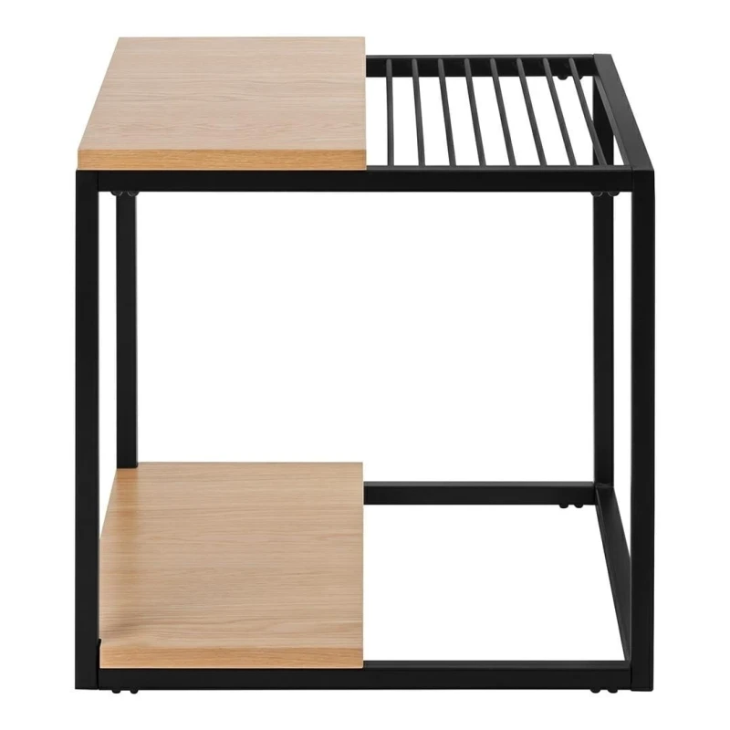 Stolik GALLER dąb - gazetnik, MDF, metal 1