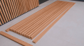 Ścianka z lameli – Laminat – gotowy zestaw 211–275 cm L3D 4