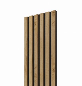 Lamele Slim DĄB WOTAN na czarnym filcu 30x2,6x275 cm L3D