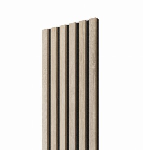 Lamele Slim DĄB SONOMA na czarnym filcu 30x2,6x275 cm L3D