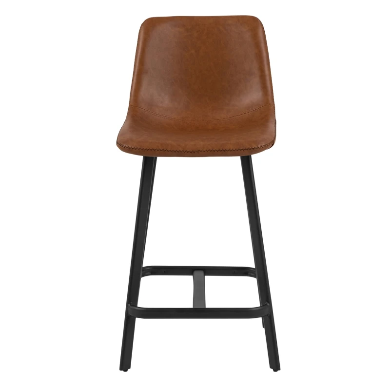 Stołek barowy Oregon PU brandy Low 4