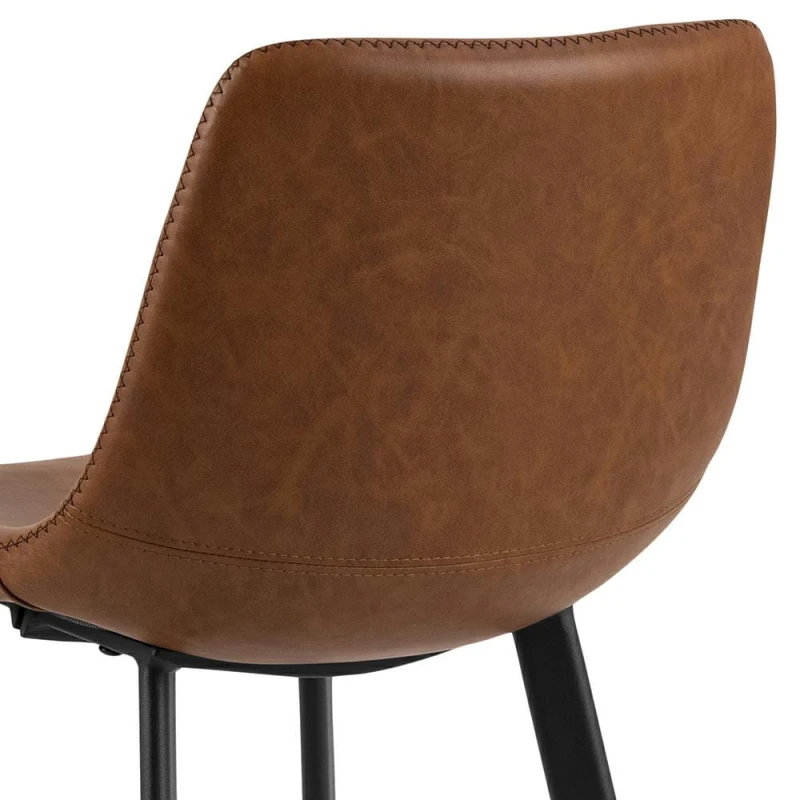 Stołek barowy Oregon PU brandy Low 5