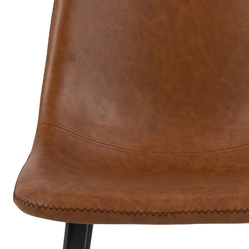 Stołek barowy Oregon PU brandy Low 6