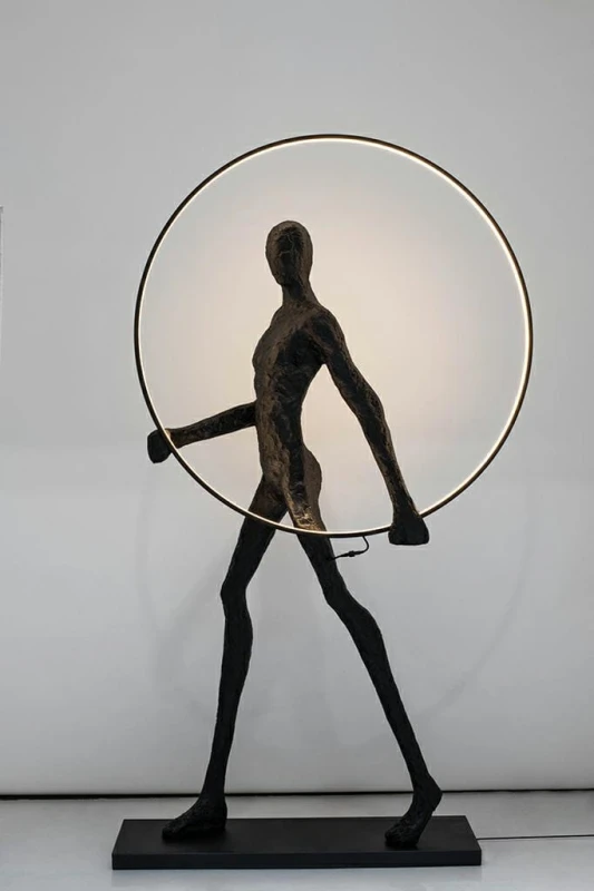 Lampa podłogowa HUMAN ROUND  włókno szklane 7