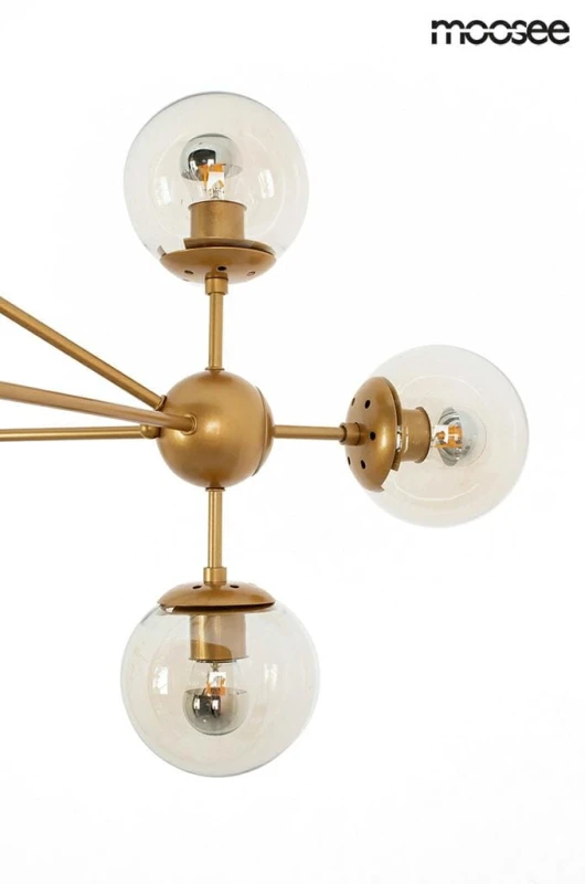 MOOSEE lampa wisząca ASTRIFERO 10 złota / bursztynowa 4