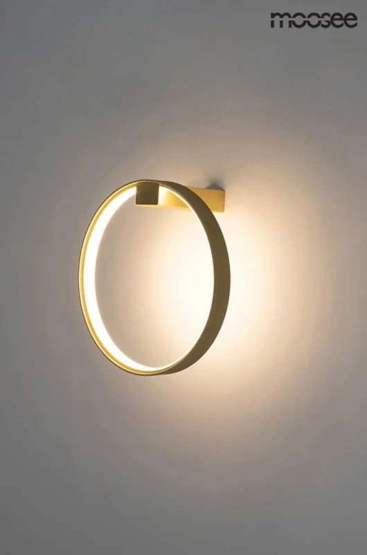 MOOSEE lampa ścienna CIRCLE WALL złota 4