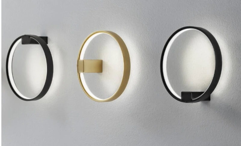 MOOSEE lampa ścienna CIRCLE WALL złota 7