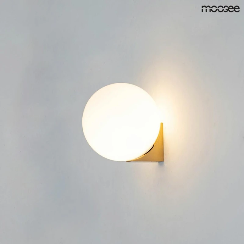 MOOSEE lampa ścienna BOLL złota 4