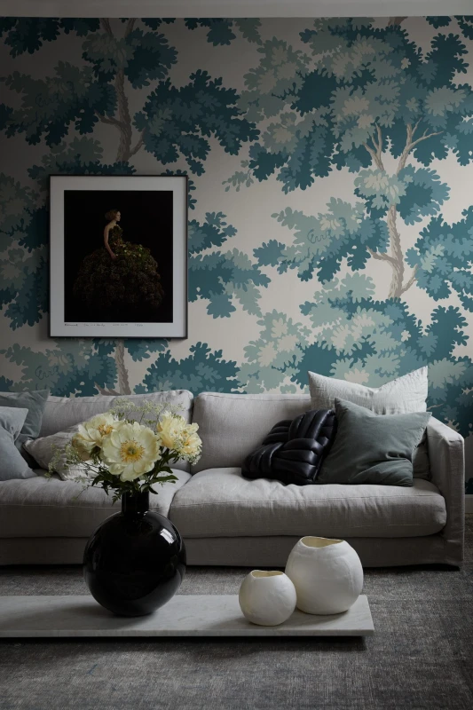 Tapeta Raphael Forest Teal Sandberg (1).jpg