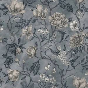 Tapeta Linda Misty Blue Kolonin Sandberg 244-56