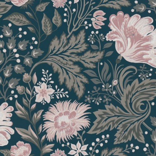 Tapeta Ava Dark Blue Brunnsnas Sandberg 400-96