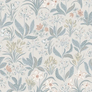Tapeta Huset I Solen folklore blue Sandberg S10159