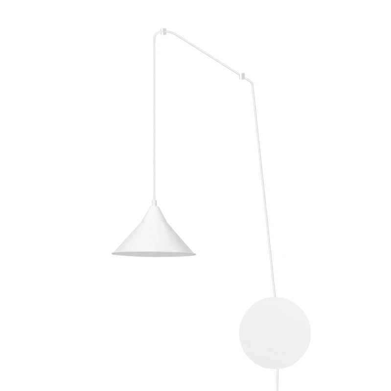 ABRAMO 1 WHITE 159/1 lampa sufitowa wisząca regulowana najnowszy design biała loft 1