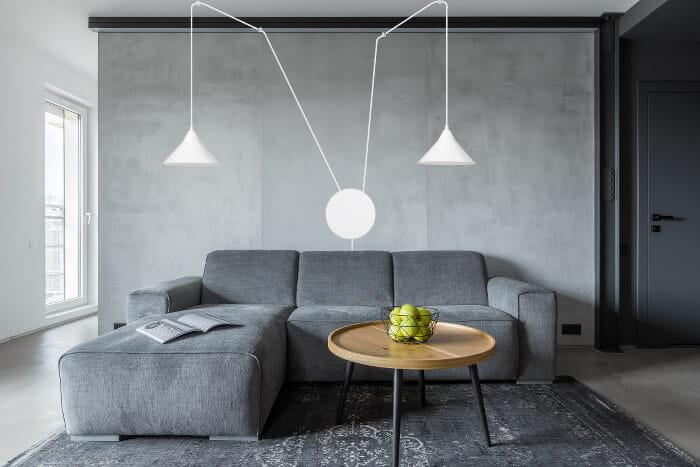 ABRAMO 2 WHITE 159/2 lampa sufitowa wisząca regulowana najnowszy design biała loft 7